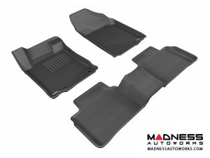 Nissan Altima Sedan Floor Mats (Set of 3) - Black by 3D MAXpider Nissan Altima Sedan Floor Mats (Set of 3) - Black by 3D MAXpider